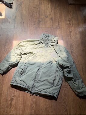 next Men's Olive Puffer Jacket